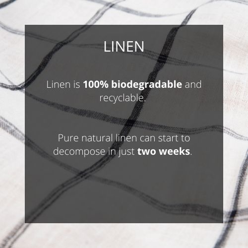Linen Biodegradable Fabric