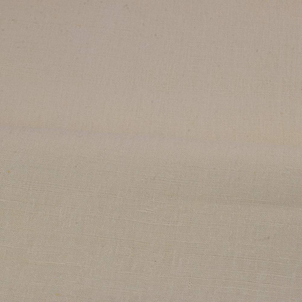 PLAIN NATURAL PURE MATKA SILK 119 GSM HANDWOVEN FABRIC