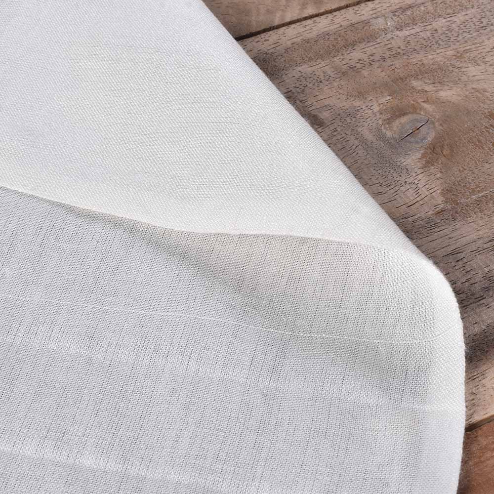 Plain White Pure Bamboo 109 GSM Handwoven Fabric