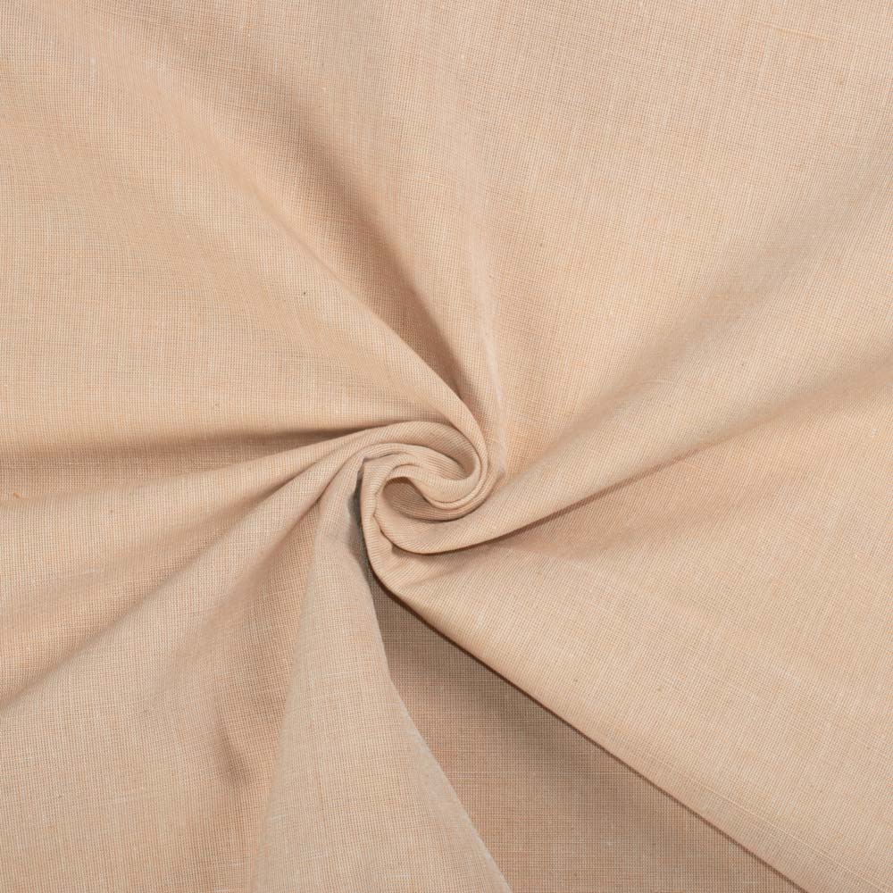 Chambray Khaki Khadi Cotton 125 GSM Handwoven Fabric 48