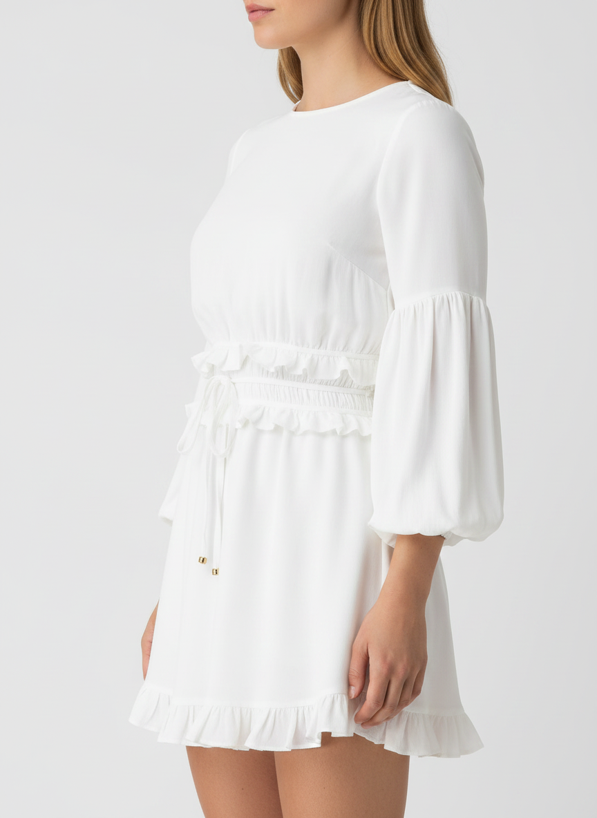 Little Ruffles Full Sleeved Dress
