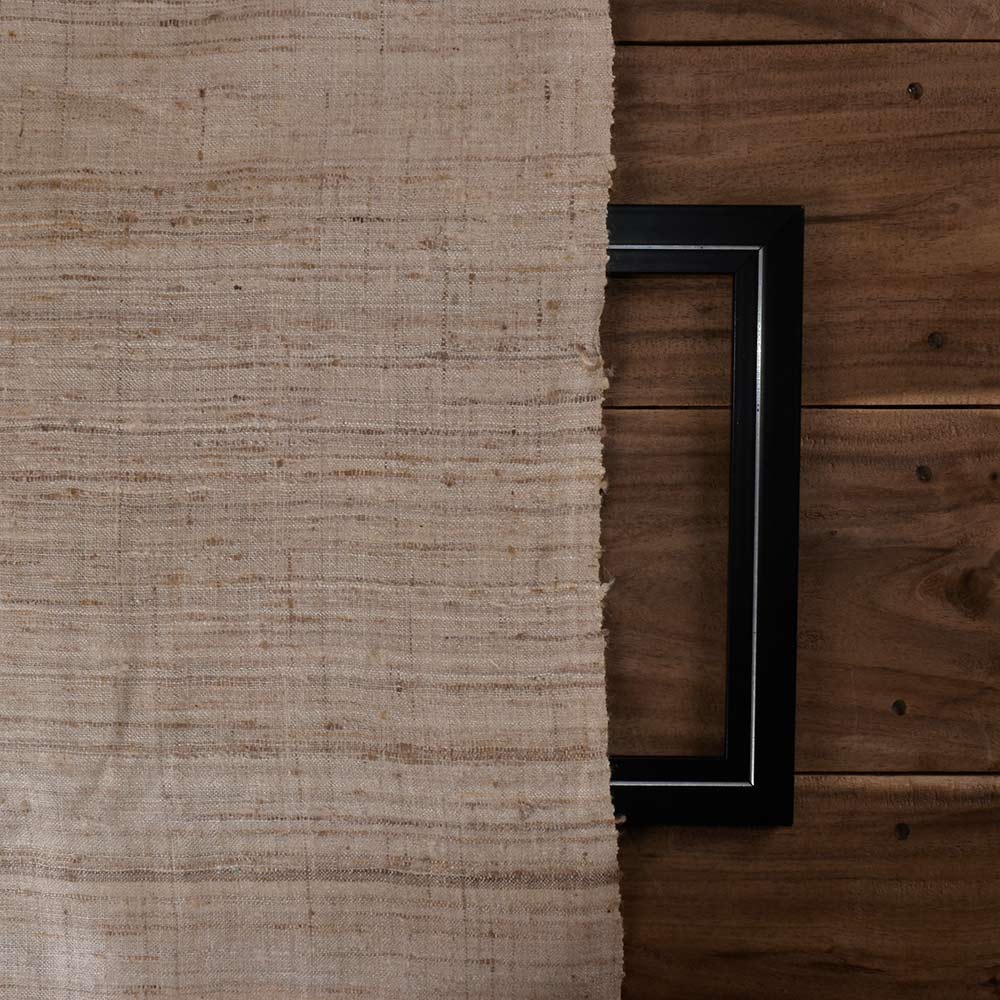 PLAIN NATURAL PURE KETYA SILK 180 GSM HANDWOVEN FABRIC