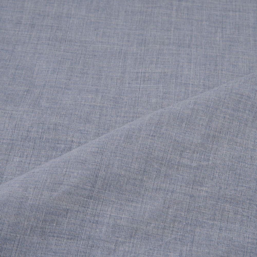 MELANGE GREY PURE COTTON 80 GSM HANDWOVEN FABRIC 12