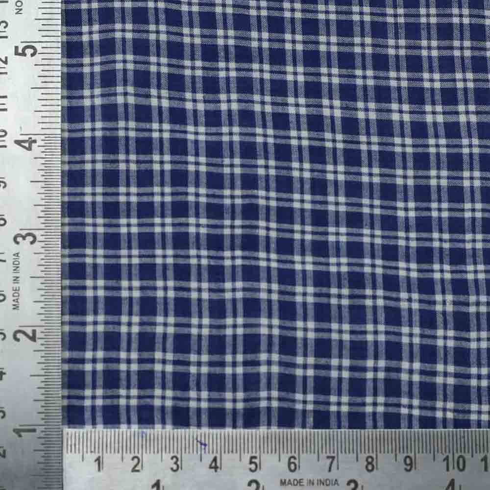 PURE COTTON YARN DYED 65 GSM FABRIC | DESIGN -CHECKS C