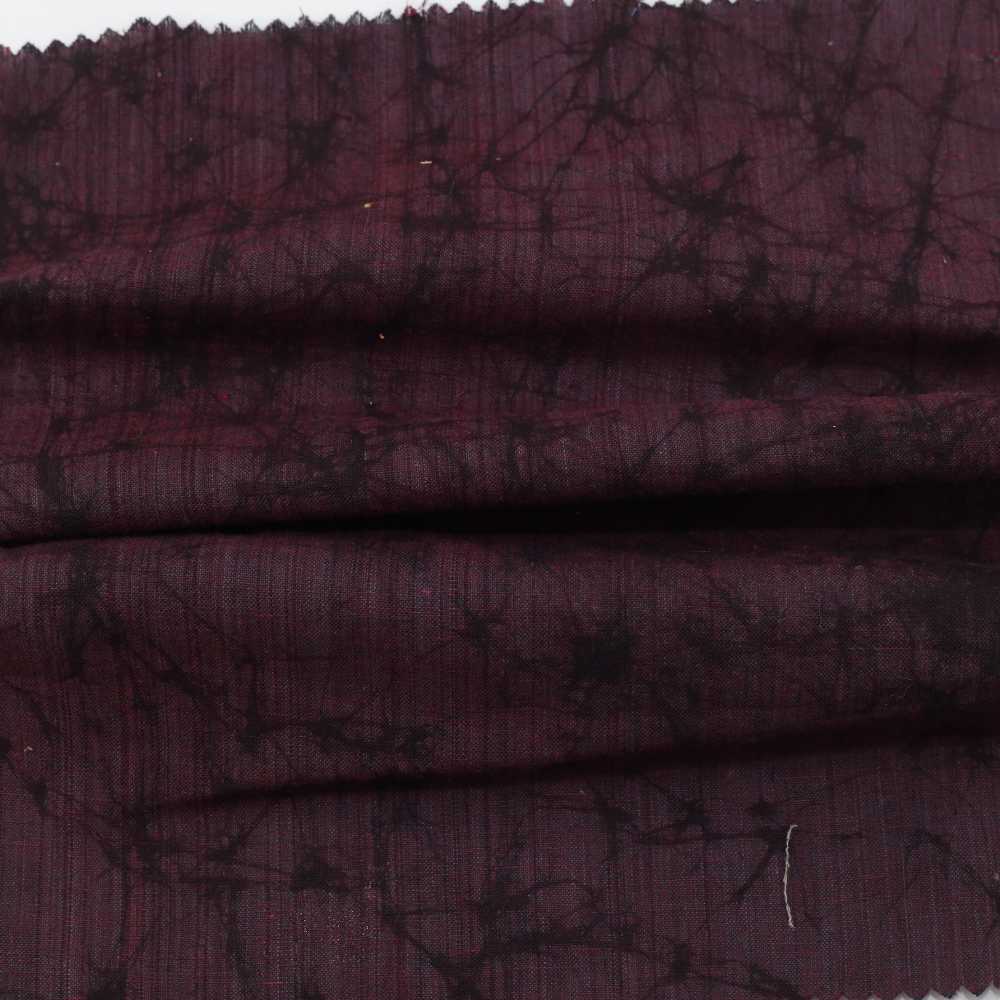 ABSTRACT DEEP PLUM BATIK COTTON 95 GSM FABRIC - HAND PRINTED