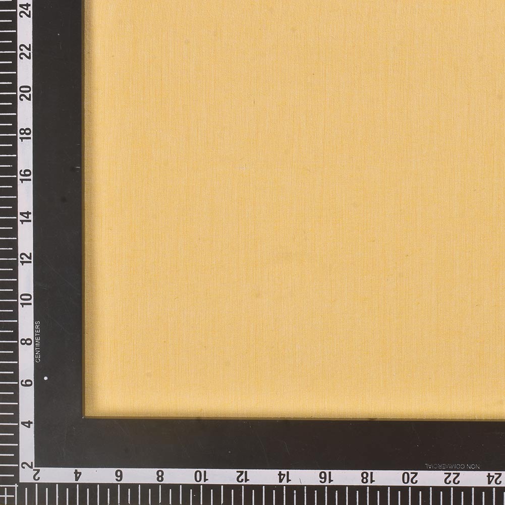 PLAIN YELLOW PURE COTTON 78 GSM HANDWOVEN FABRIC