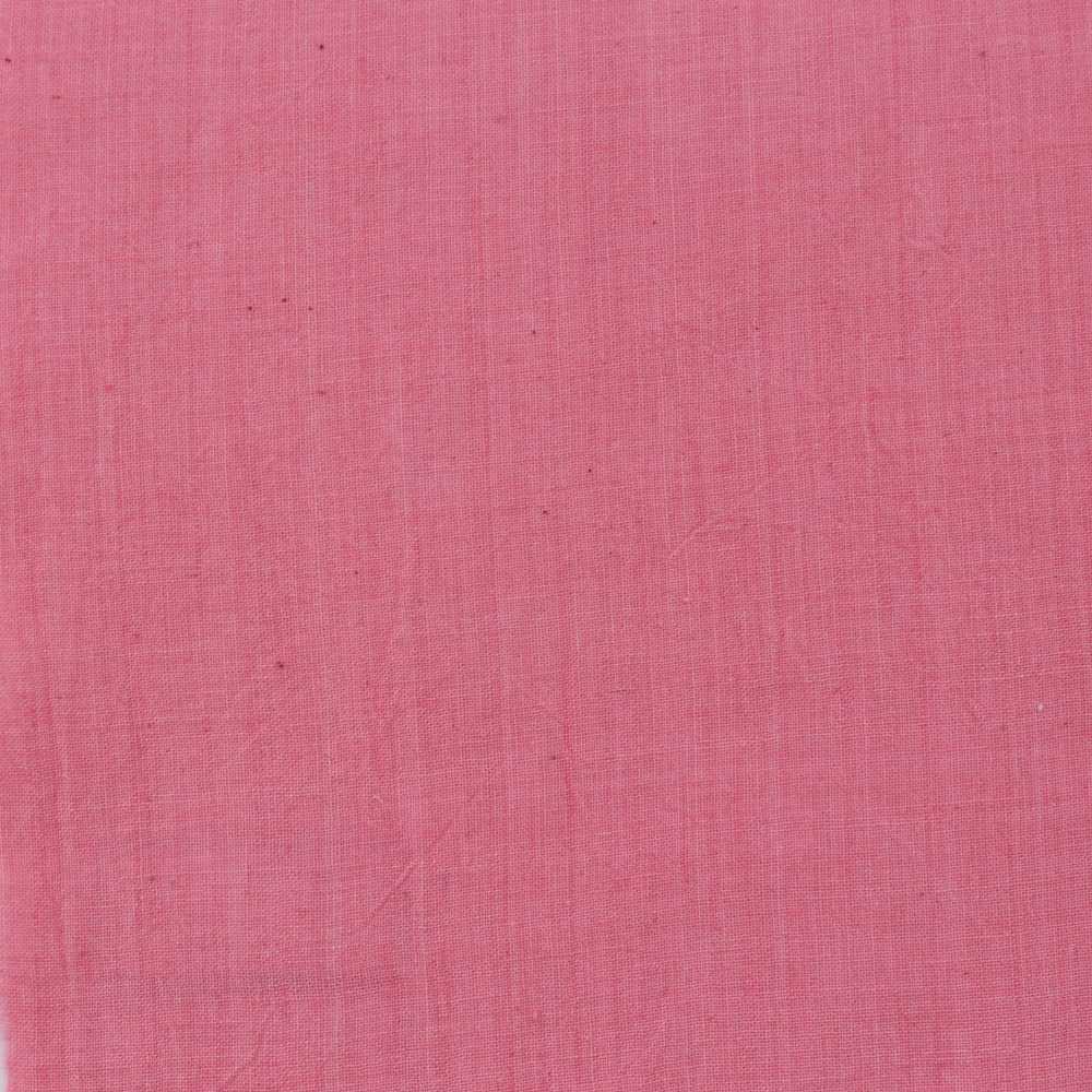 PLAIN PINK PURE COTTON 105 GSM HANDWOVEN FABRIC