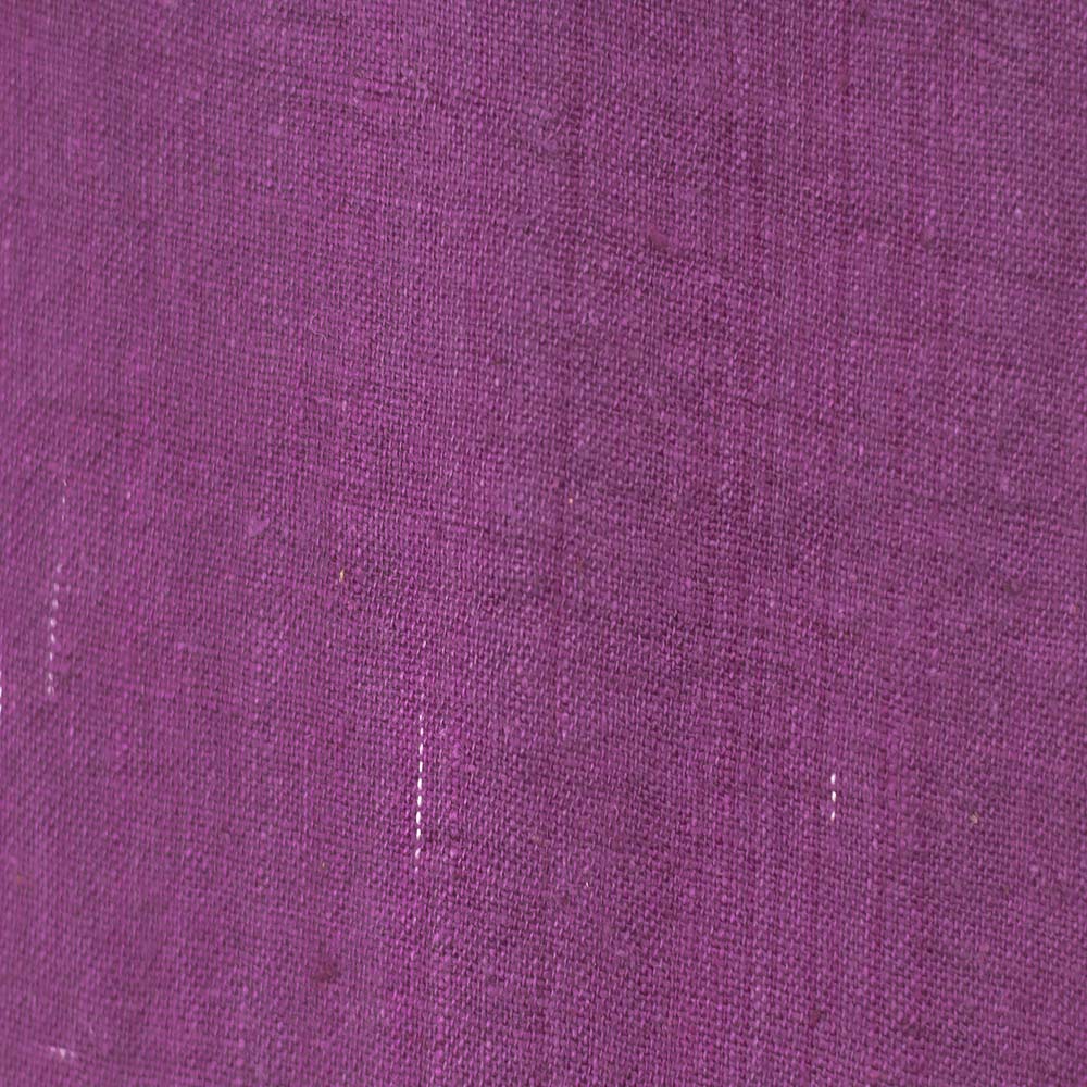 Solid Pink Purple Slub Khadi 122 GSM Fabric - Handspun & Handwoven