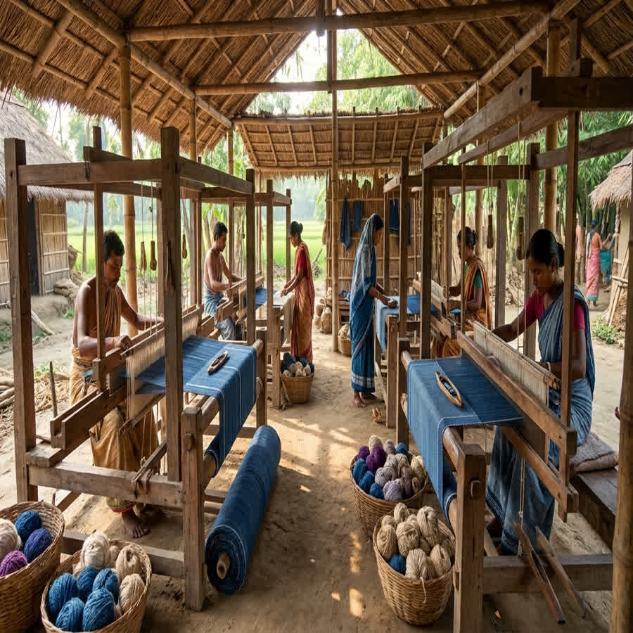 Sourcing for Sustainable Denim Brands in India: The Decentralized Artisan Advantage — Anuprerna handloom