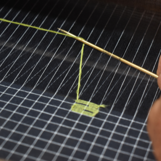 Making jamdani pattern