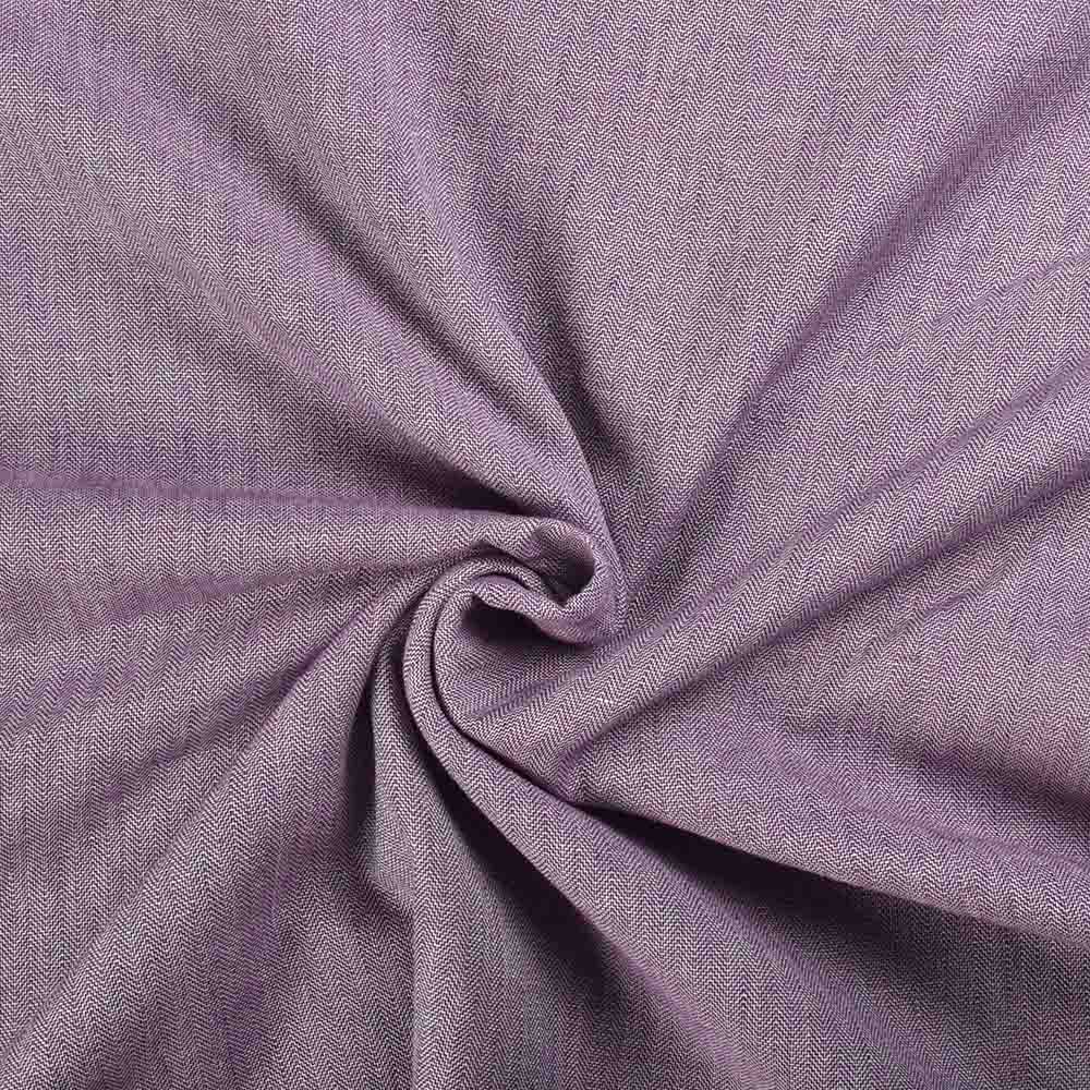 Herringbone Twill Magenta Pure Cotton 97 GSM Handwoven Fabric