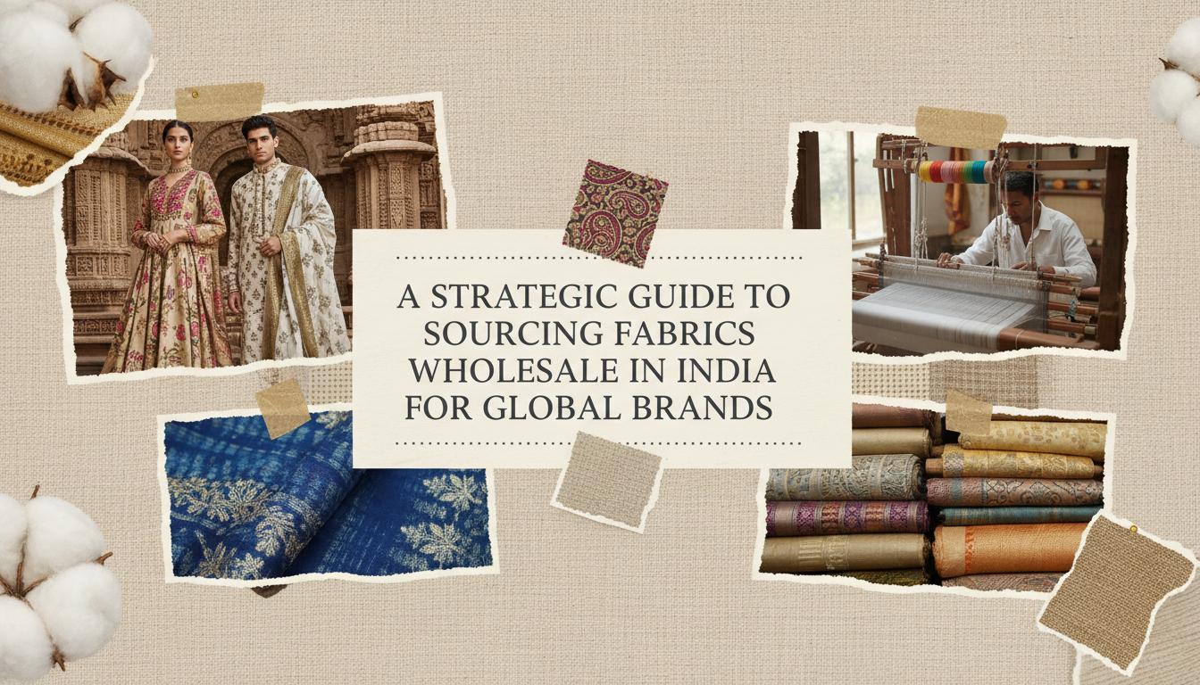 A Strategic Guide to Sourcing Fabrics Wholesale in India for Global Brands