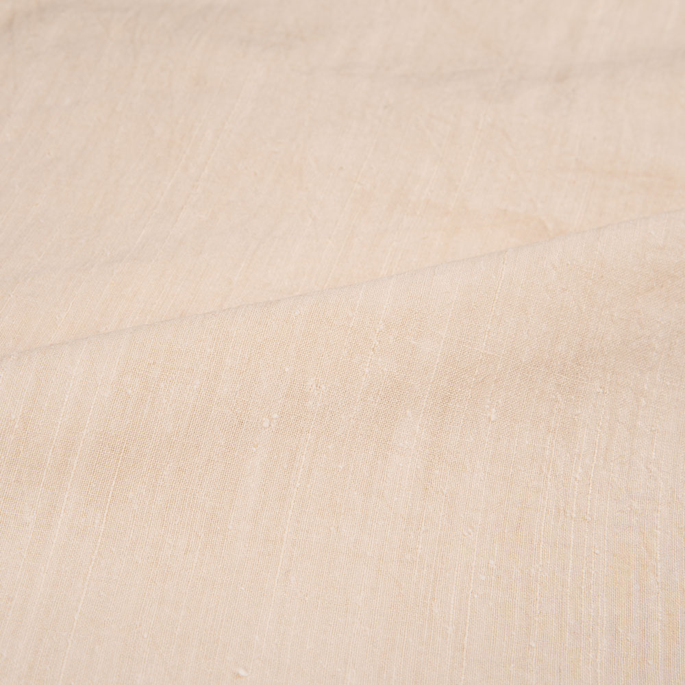 PLAIN NATURAL PURE MATKA SILK 87 GSM HANDWOVEN FABRIC