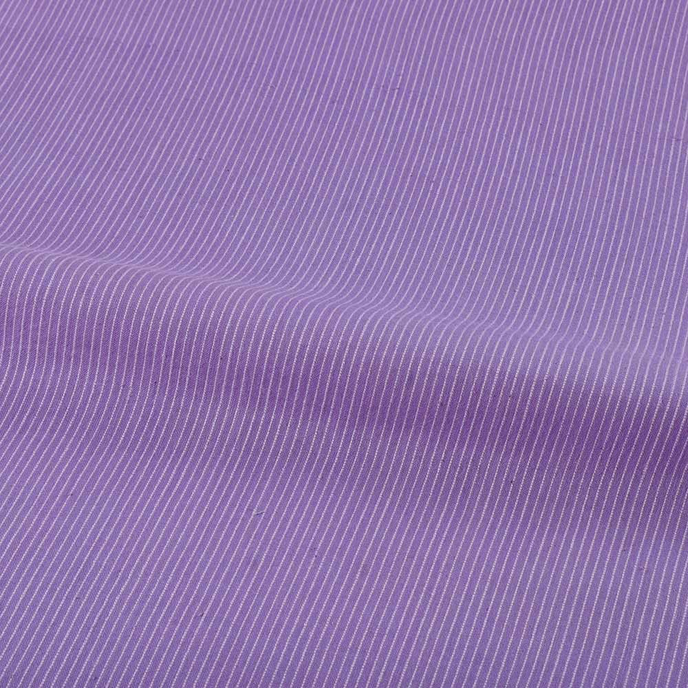 STRIPE PURPLE PURE COTTON 98 GSM HANDWOVEN FABRIC