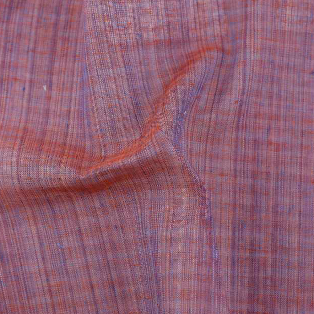 Stripe Pink Pure Cotton 64 GSM Handwoven Fabric c5