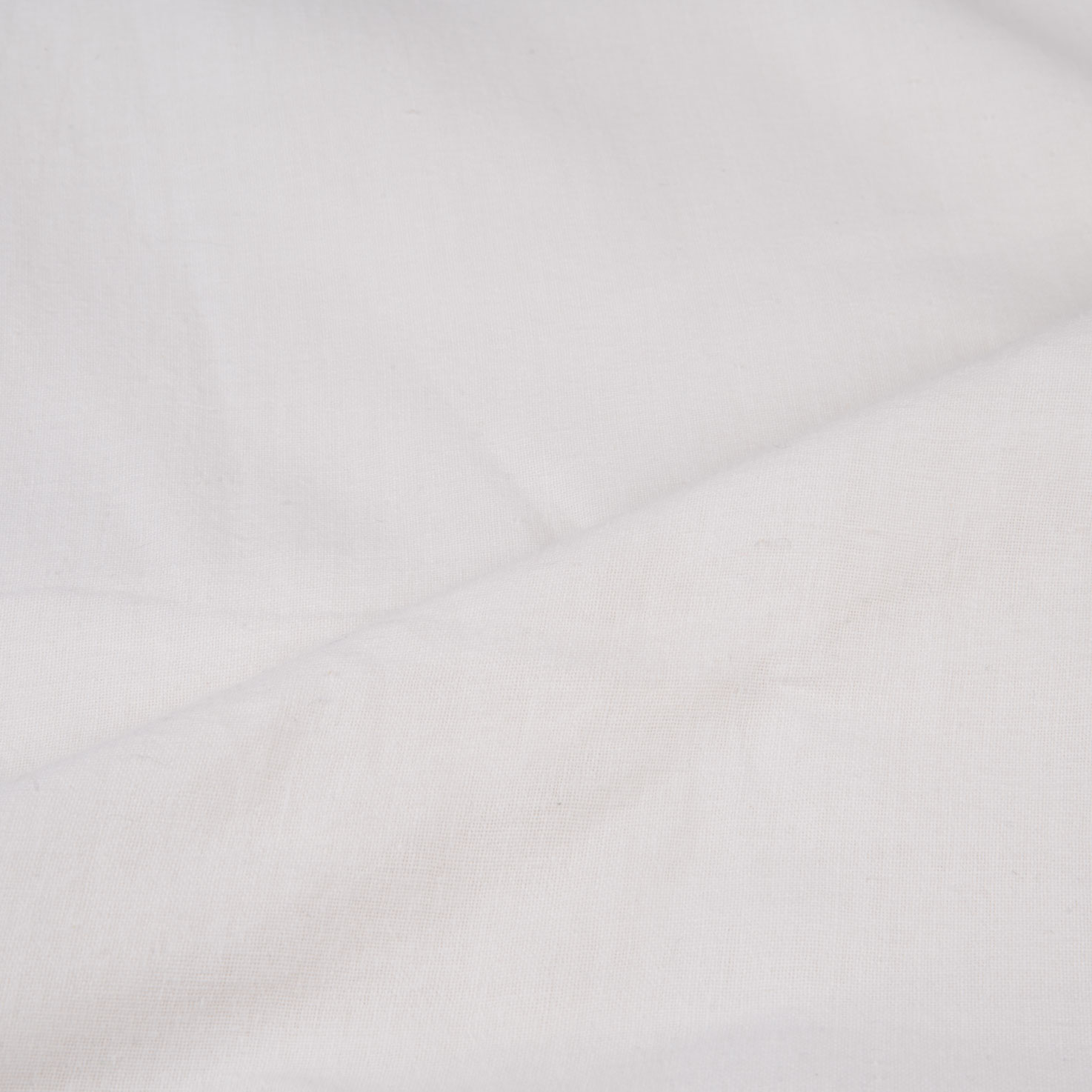 Plain White Natural Organic Khadi Cotton 114 GSM Fabric