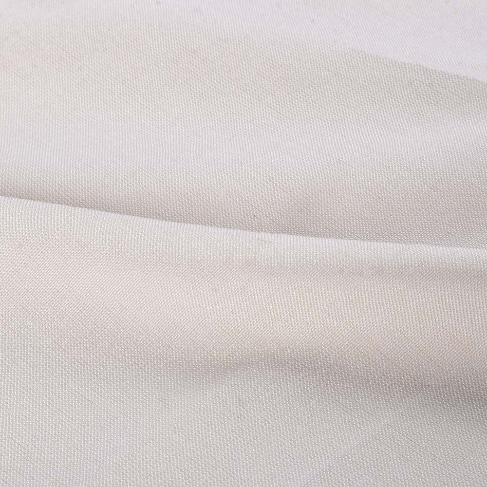 Plain White Pure Bamboo 109 GSM Handwoven Fabric