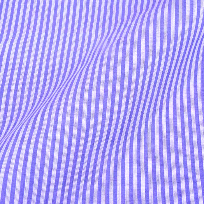 Stripe Purple Pure Cotton 90 GSM Handwoven Fabric 43