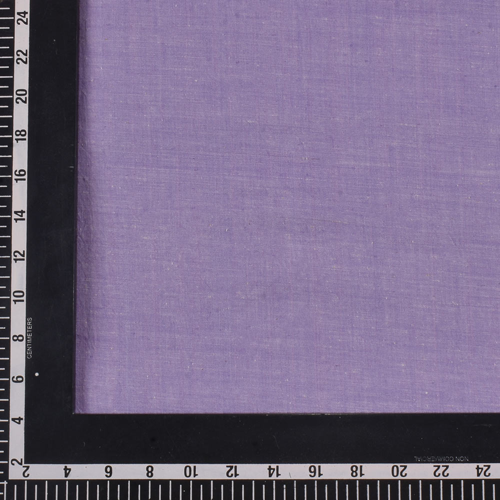 CHAMBRAY PURPLE KHADI COTTON 92 GSM HANDWOVEN FABRIC AS17