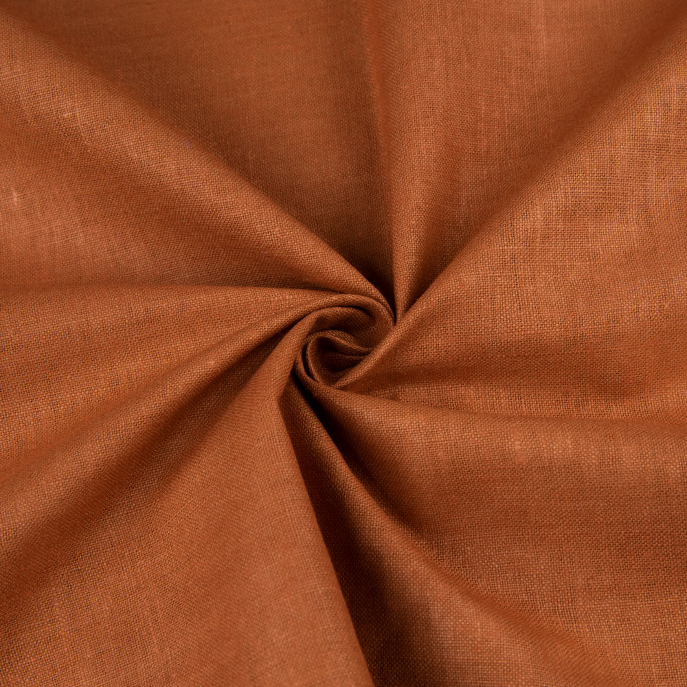 Solid Mustard Khadi 120 GSM Fabric - Handspun & Handwoven
