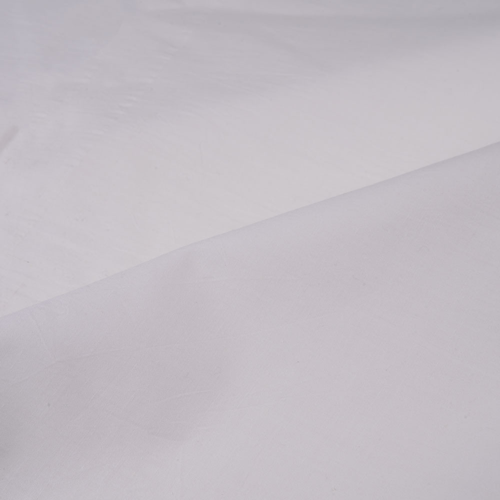 WHITE Muslin KHADI COTTON 76 GSM FABRIC - BLEACHED WHITE & DYEABLE