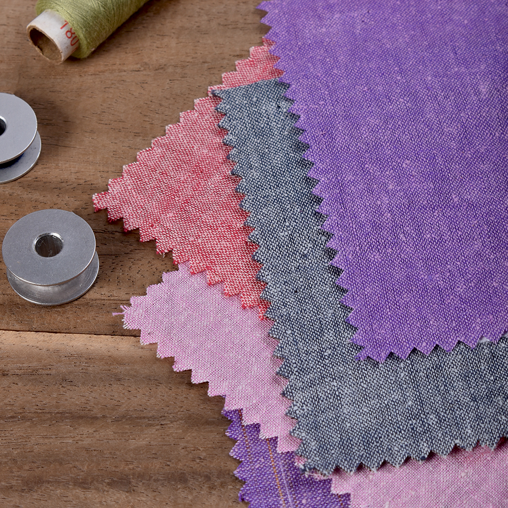 Chambray & Solids Dyed Khadi Cotton Design Swatches
