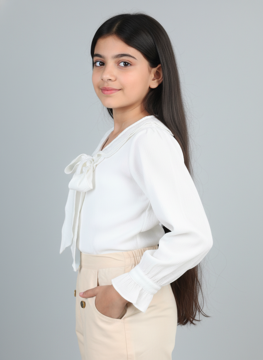 Sailor Girl Neck Tie Top