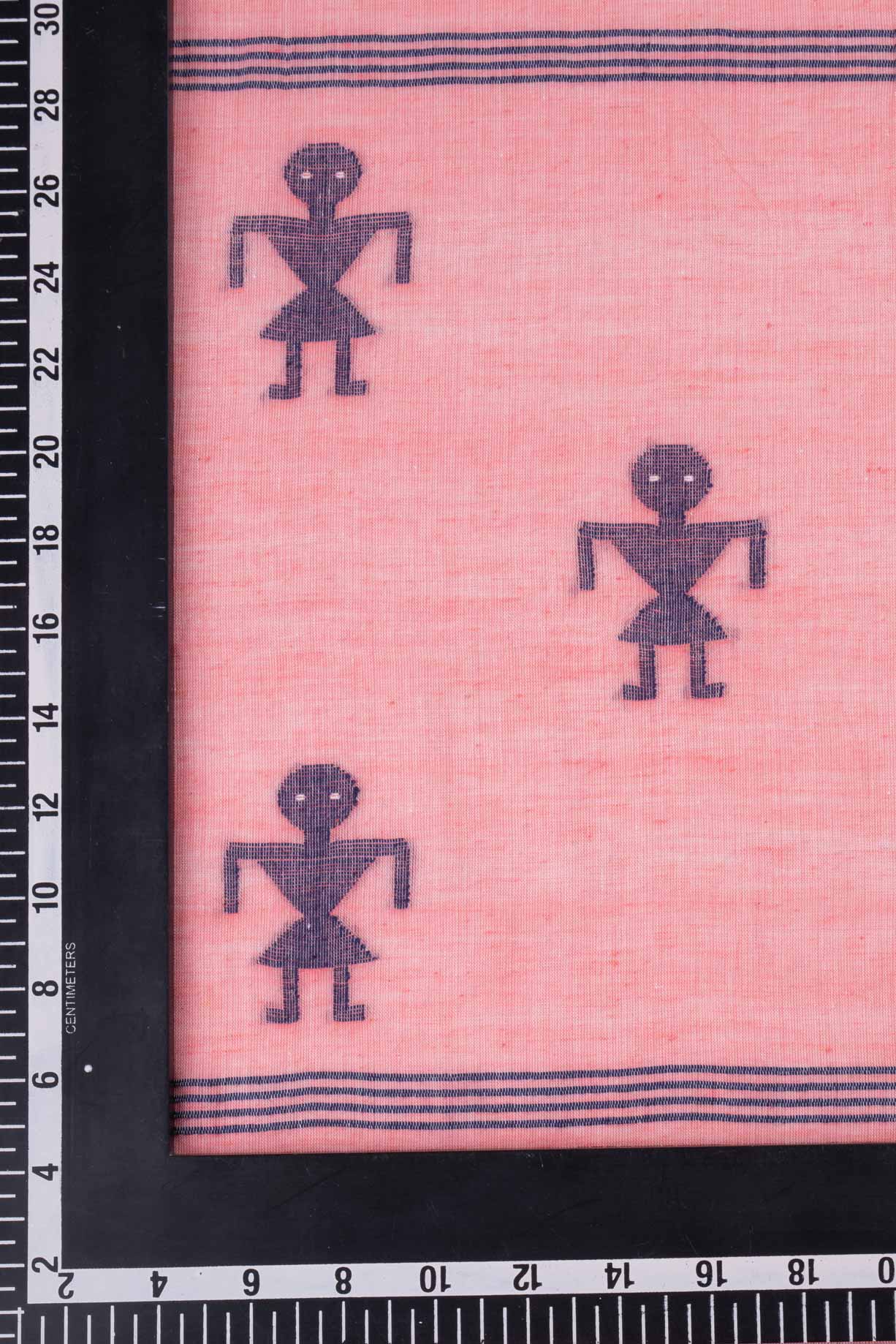 HANDWOVEN PINK SCARF 81