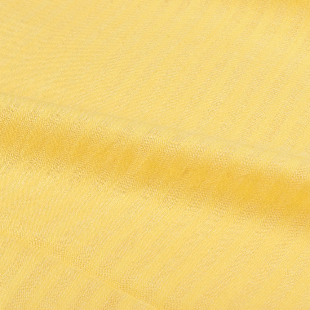 STRIPE YELLOW PURE COTTON 83 GSM HANDWOVEN FABRIC