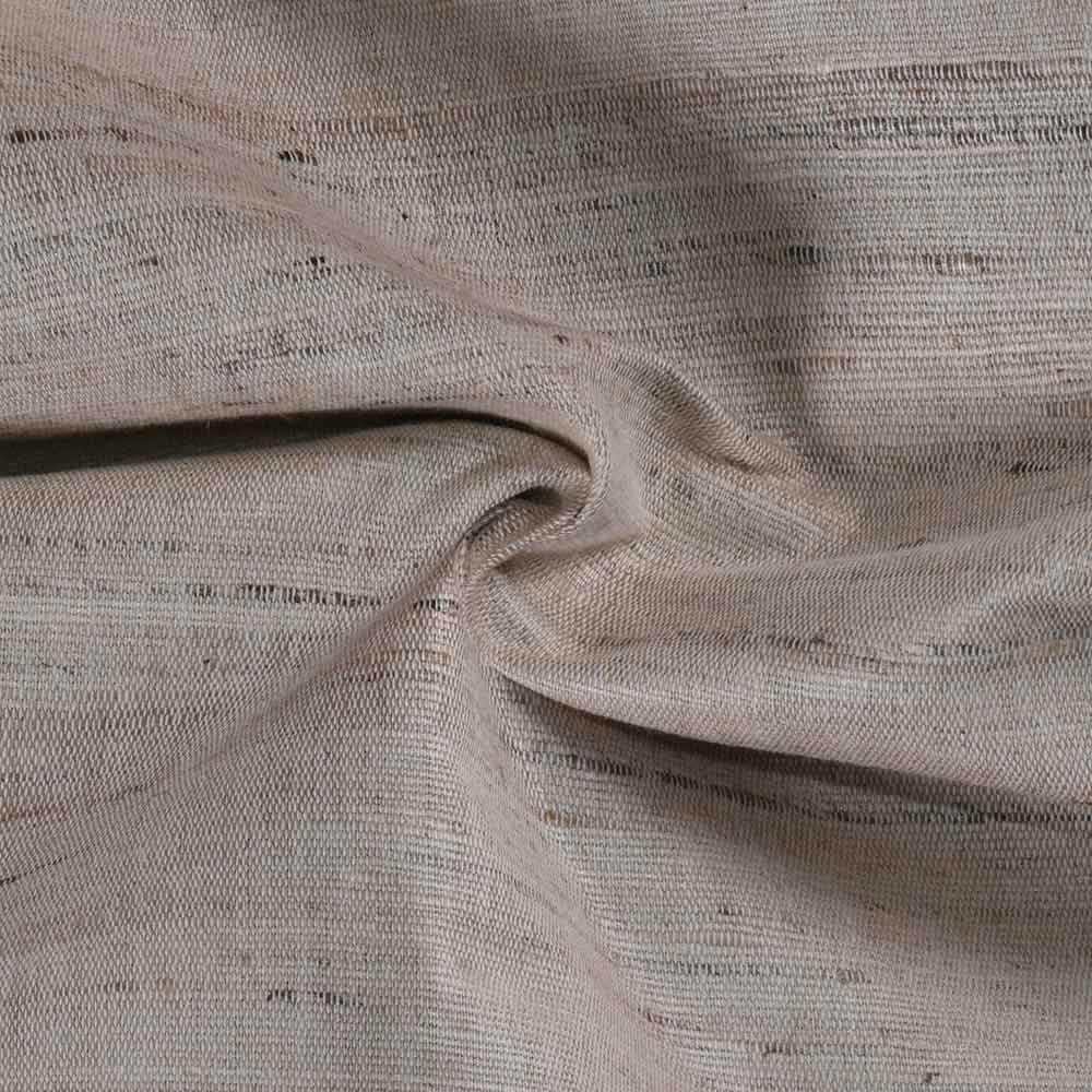 PLAIN NATURAL KETYA SILK COTTON BLEND 112 GSM HANDWOVEN FABRIC