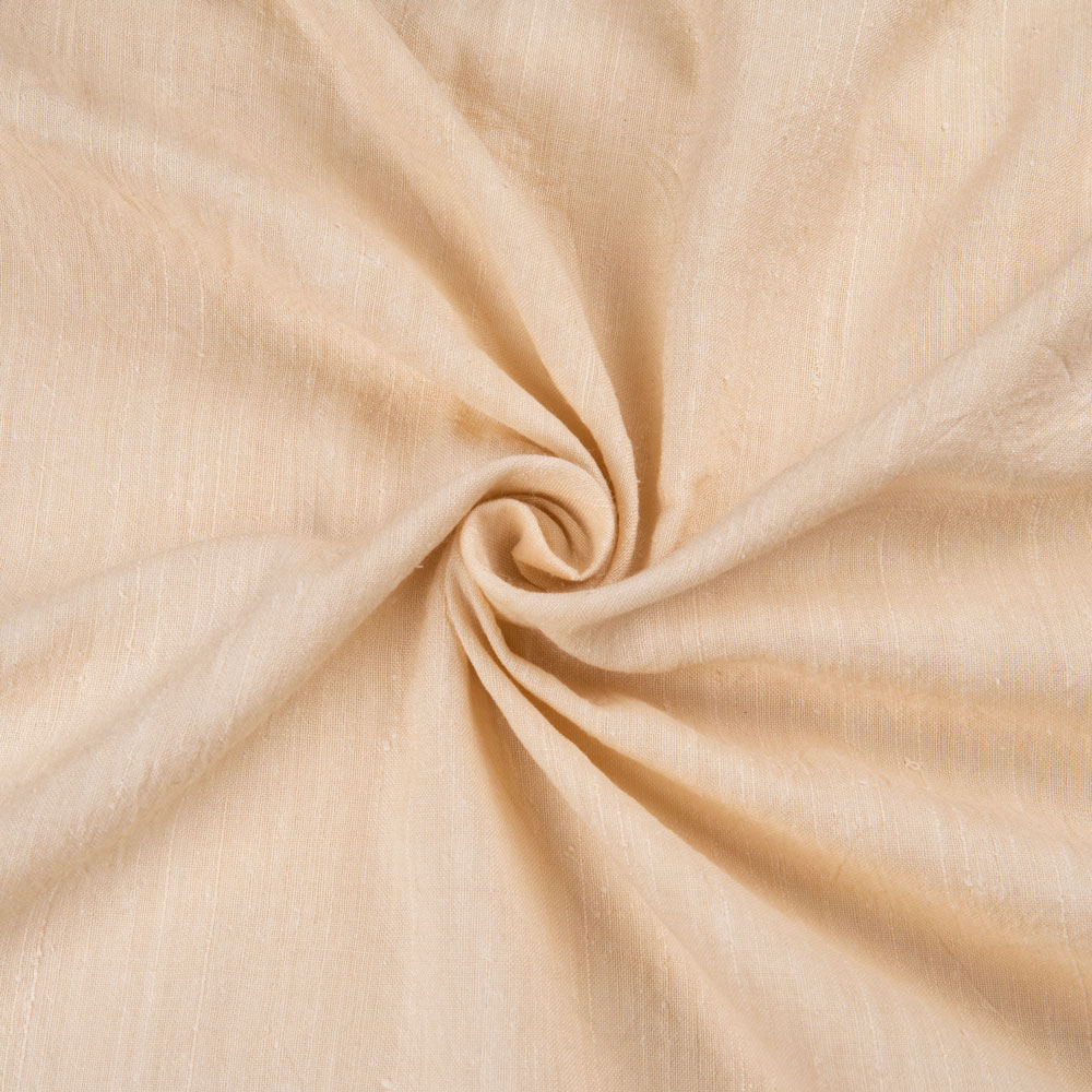 Plain Natural Pure Matka Silk 87 GSM Handwoven Fabric