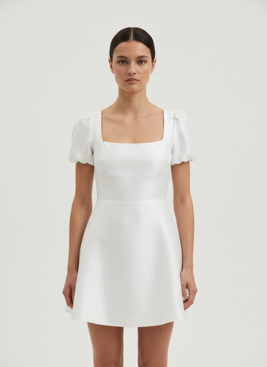 Bows Behind Short Dress
