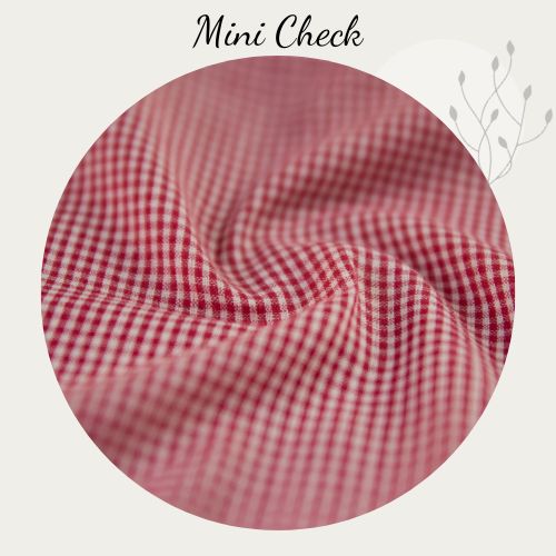 Mini Check Fabric Pattern