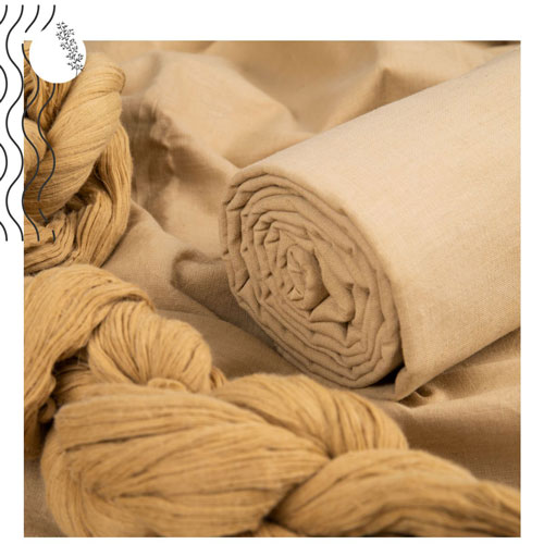 Madder & Gallnut Natural Dyed Fabric