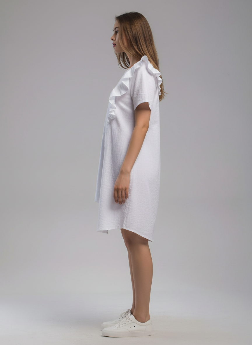 Short & Long Asymmetric Hem Dress