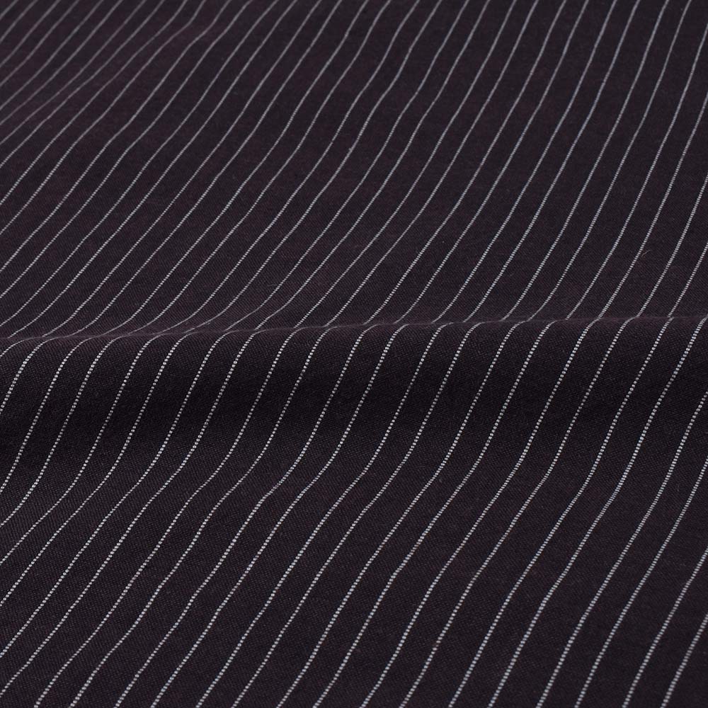 STRIPE BLACK PURE COTTON 110 GSM HANDWOVEN FABRIC 328