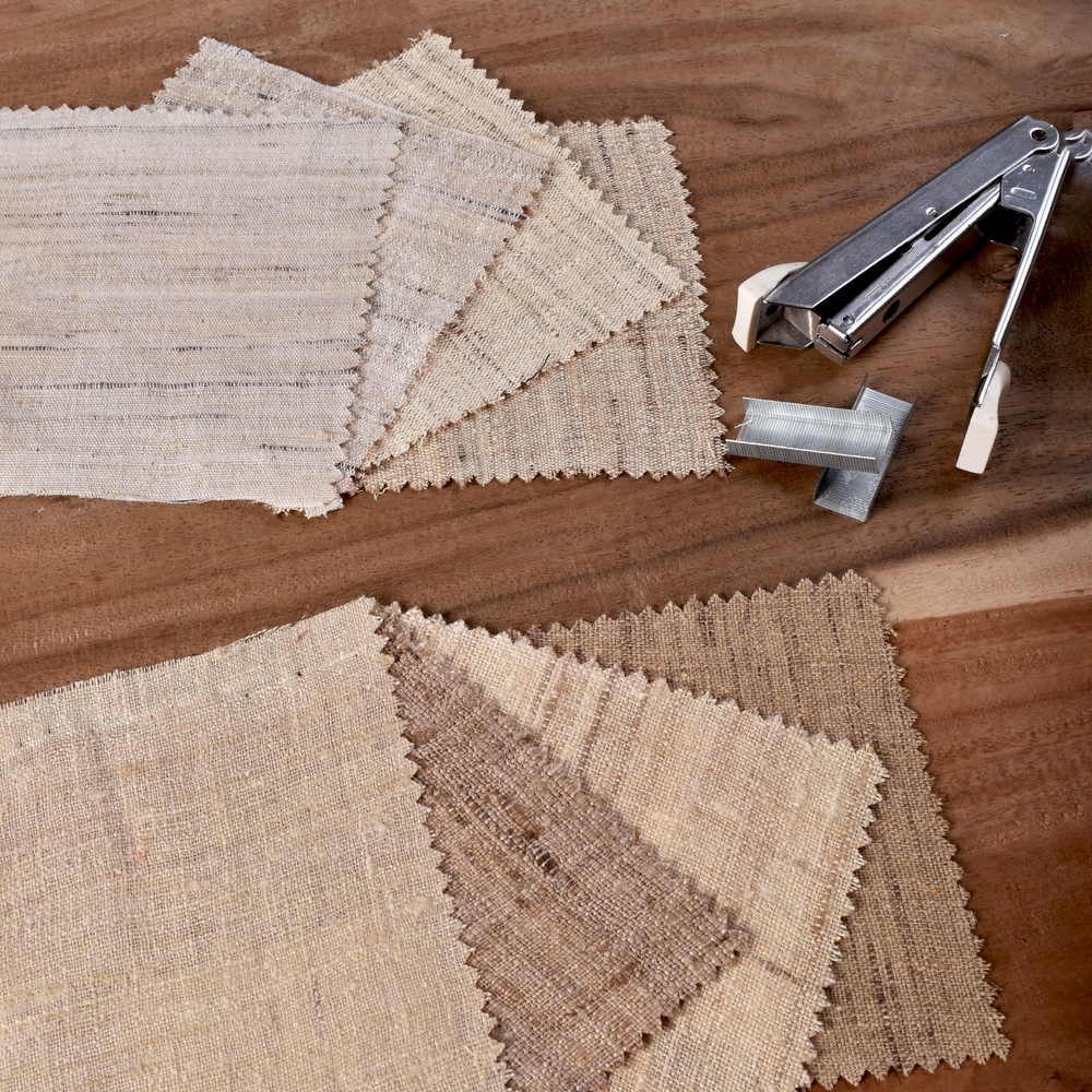 Indian Peace Silk Fabric Swatches - Matka, Ketya