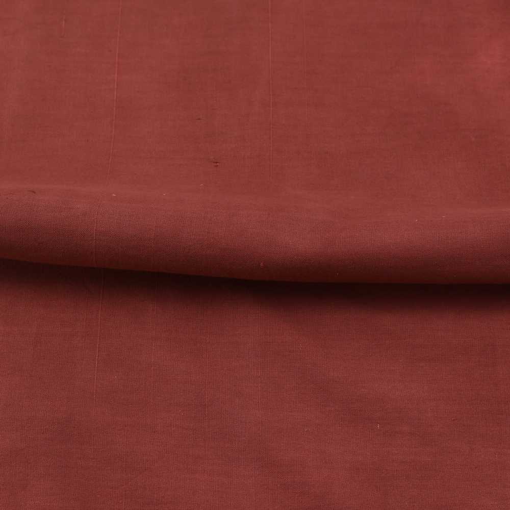 PLAIN RED KHADI COTTON 138 GSM HANDWOVEN FABRIC