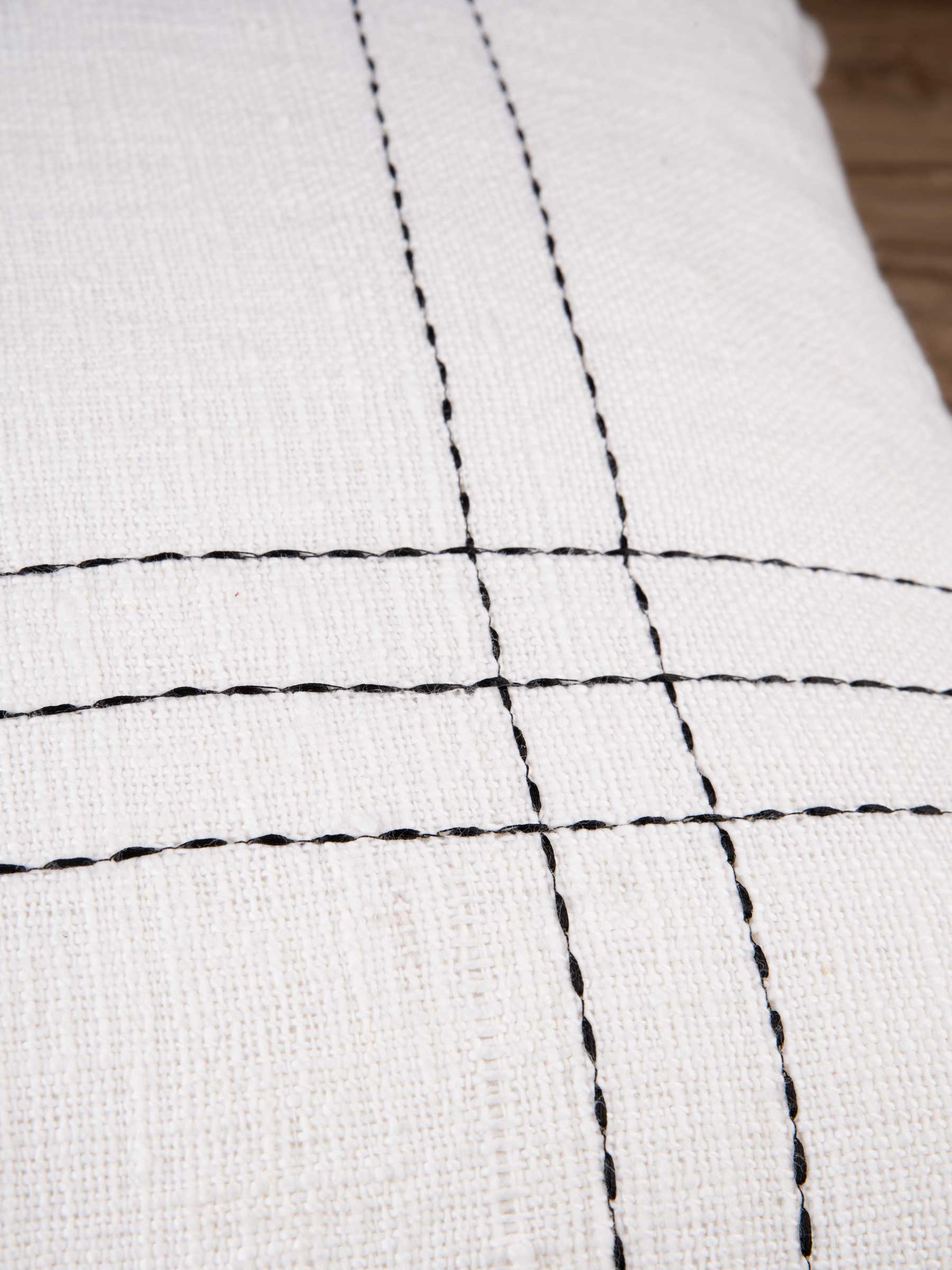 Pure Cotton & Khadi Embroidered Cushion Cover