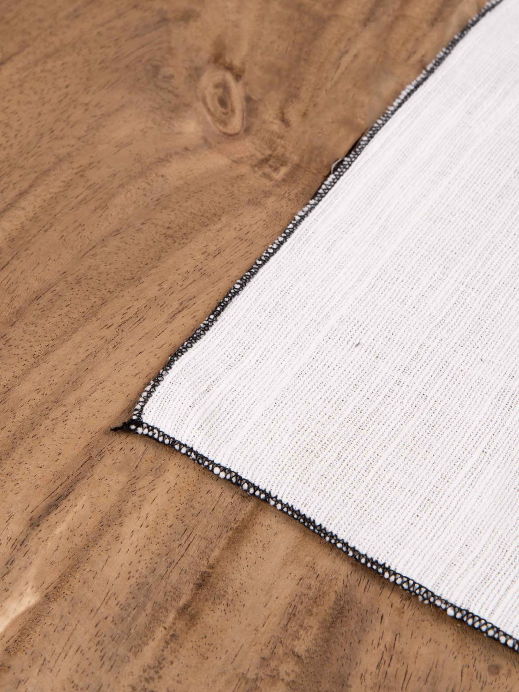 Plain White Pure Handwoven Khadi Table Napkin