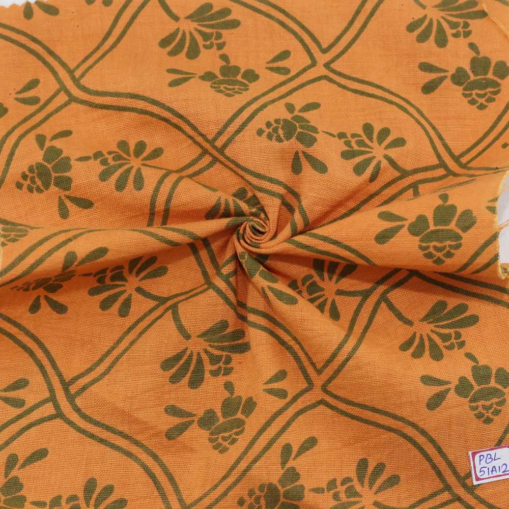  Screen Print Cotton Khadi 125 GSM Handwoven Fabric A12