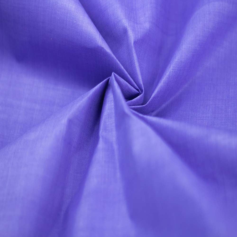 Chambray Purple Khadi Cotton 97 GSM Handwoven Fabric