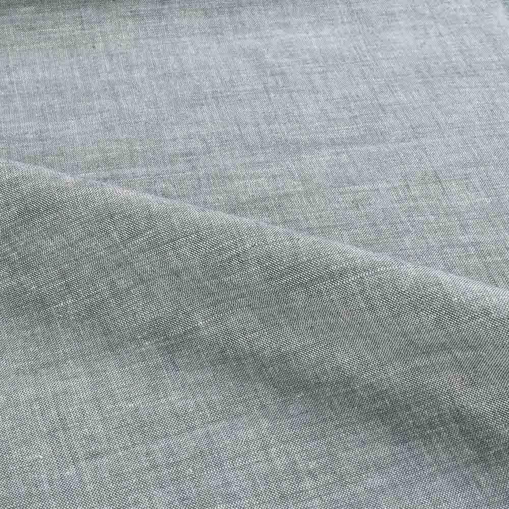 CHAMBRAY GREY KHADI COTTON 115 GSM HANDWOVEN FABRIC-N29