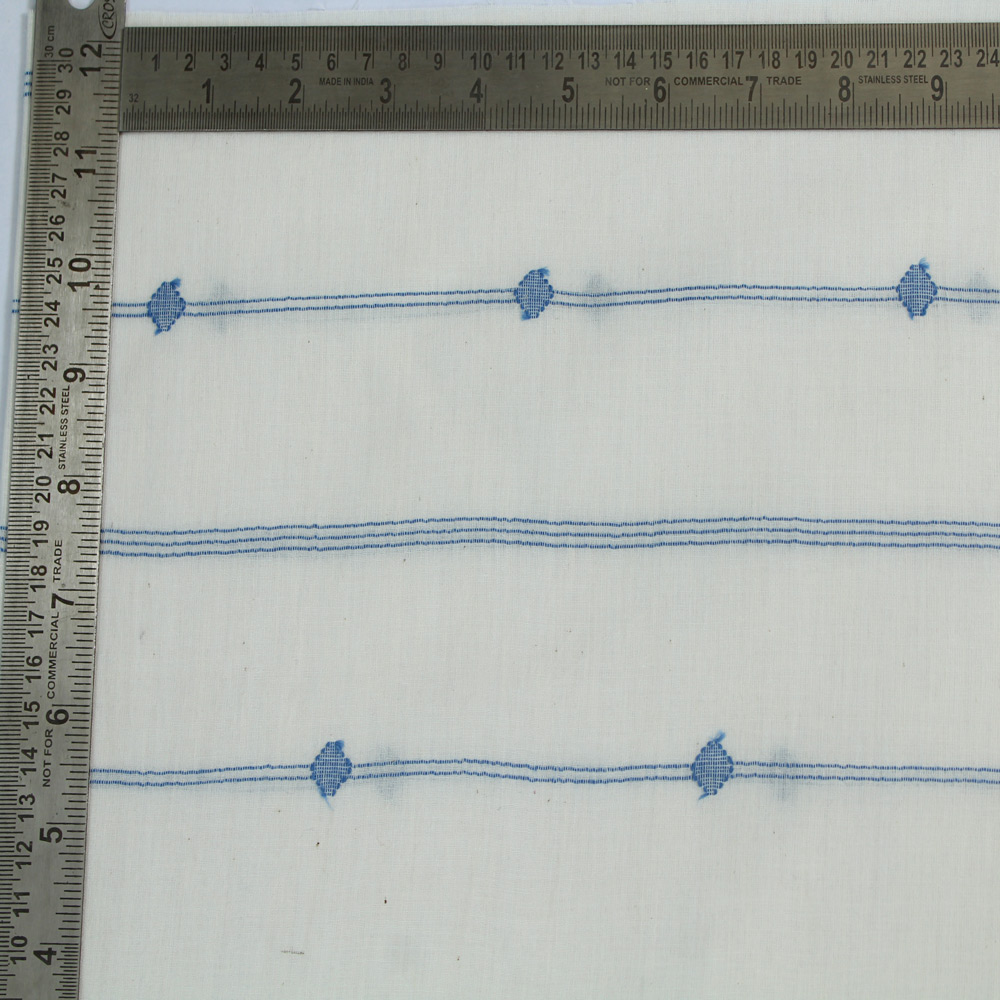 GEOMETRIC CREAM JAMDANI PURE COTTON 55 GSM FABRIC 53