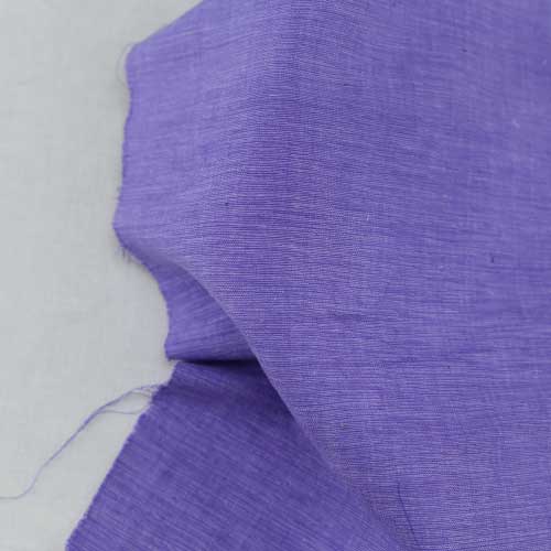 CHAMBRAY PURPLE KHADI COTTON 158 GSM HANDWOVEN FABRIC