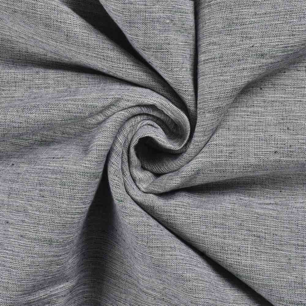 Futki Grey Khadi Cotton 94 GSM Handwoven Fabric