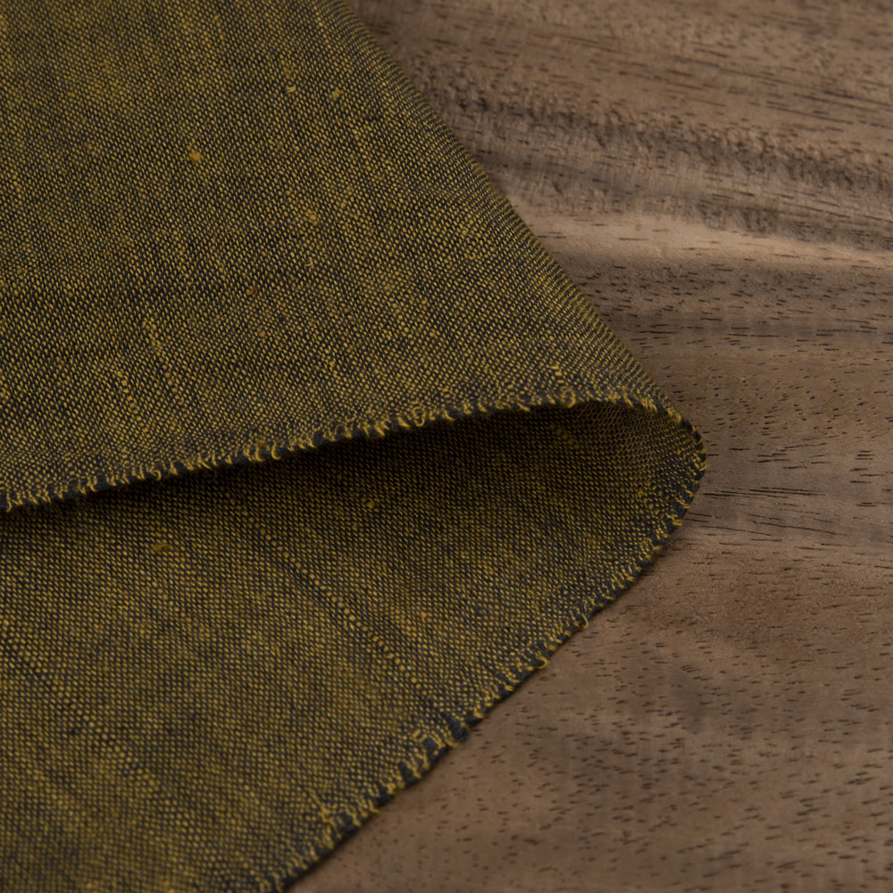 Cross Colour Green Pure Cotton 95 GSM Handwoven Fabric