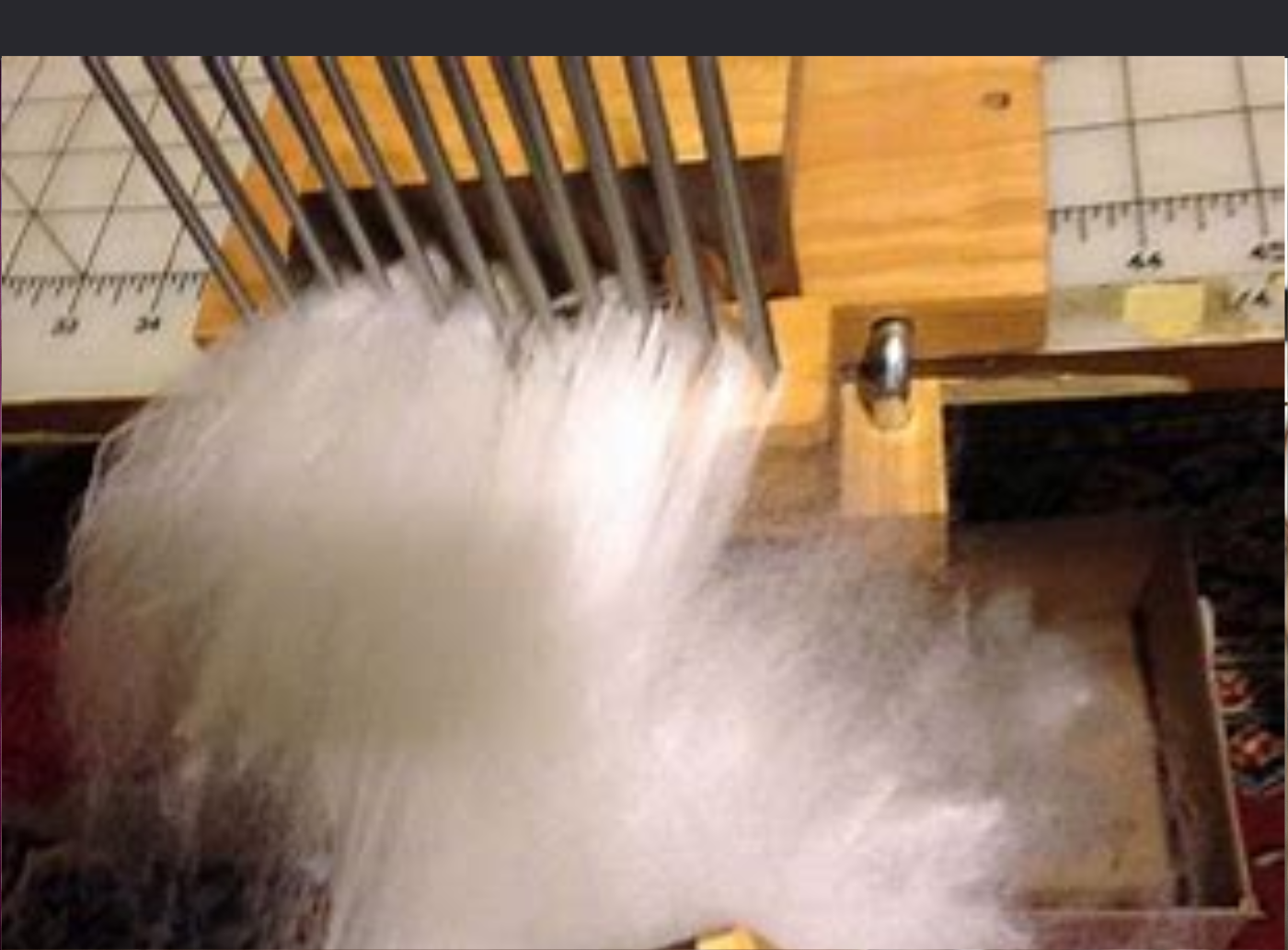Gilling & Combing Process of Wool