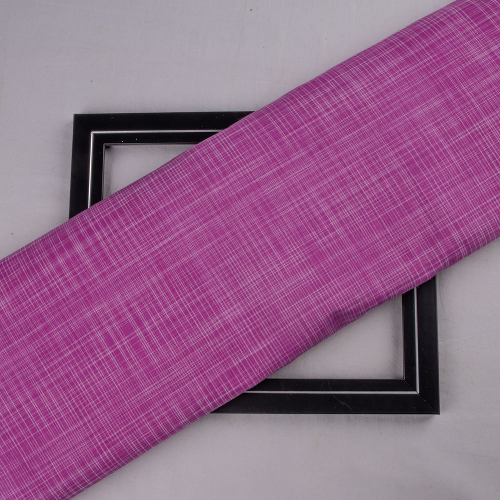 Pink Yarn Tie-Dye 86 GSM Pure Cotton Fabric