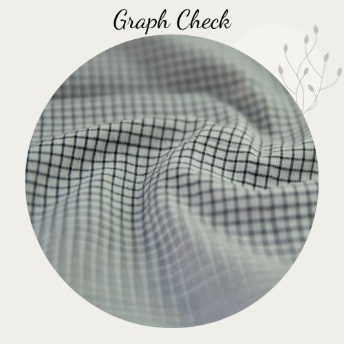 Graph Check Fabric Pattern